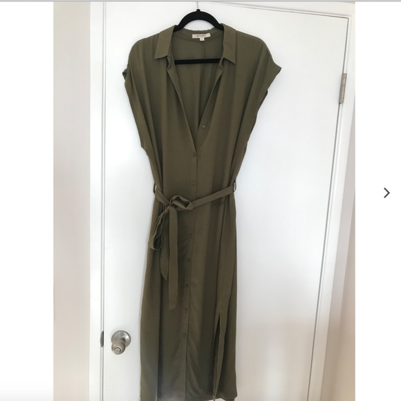 NWOT! Olive Button-Up Midi Dress by Arrays - Picture 8 of 8